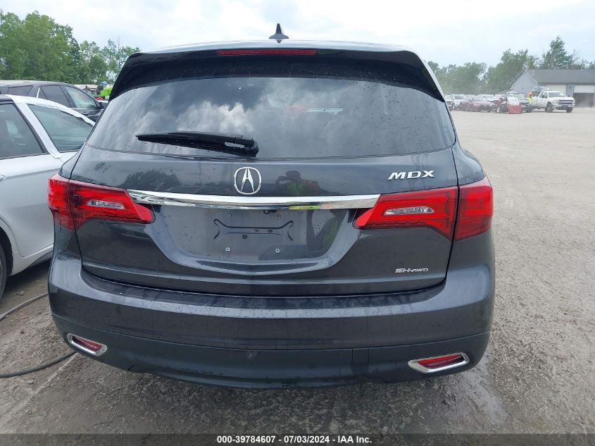 2014 Acura Mdx Technology Package VIN: 5FRYD4H4XEB029552 Lot: 39784607