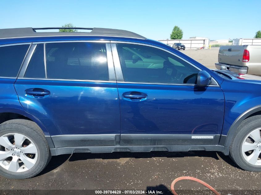 2011 Subaru Outback 2.5I Premium VIN: 4S4BRBCC6B3425185 Lot: 39784628