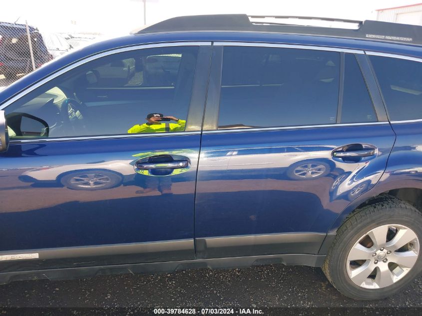 2011 Subaru Outback 2.5I Premium VIN: 4S4BRBCC6B3425185 Lot: 39784628