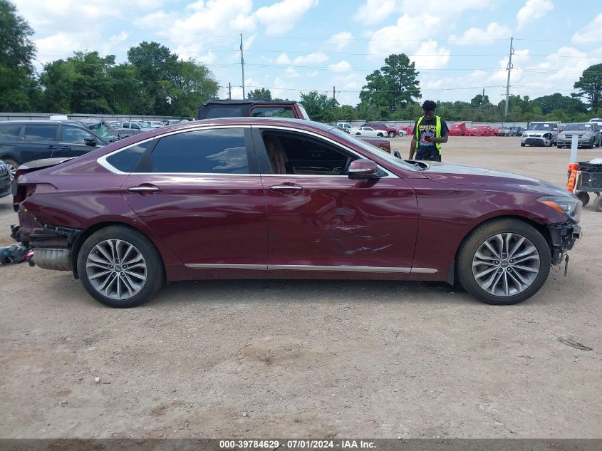 2016 Hyundai Genesis 3.8 VIN: KMHGN4JE4GU130413 Lot: 39784629