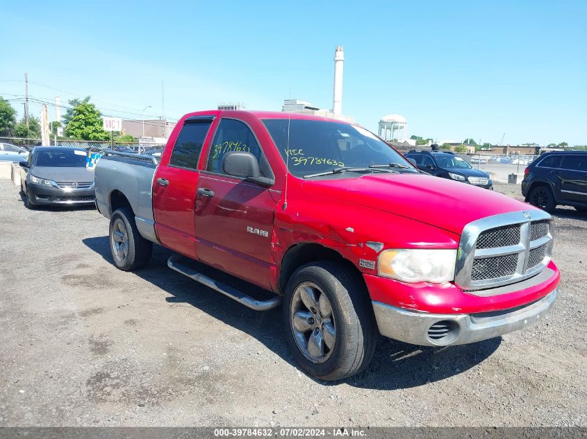 2005 Dodge Ram 1500 Slt/Laramie VIN: 1D7HU18D35S137696 Lot: 39784632