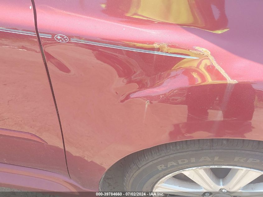 2012 Subaru Legacy 2.5I Premium VIN: 4S3BMBB63C3007201 Lot: 39784660