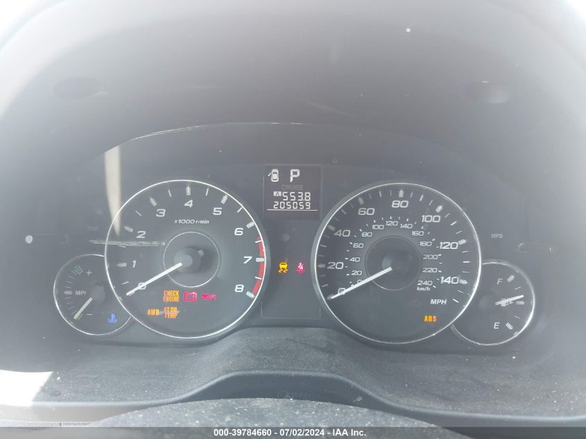 2012 Subaru Legacy 2.5I Premium VIN: 4S3BMBB63C3007201 Lot: 39784660