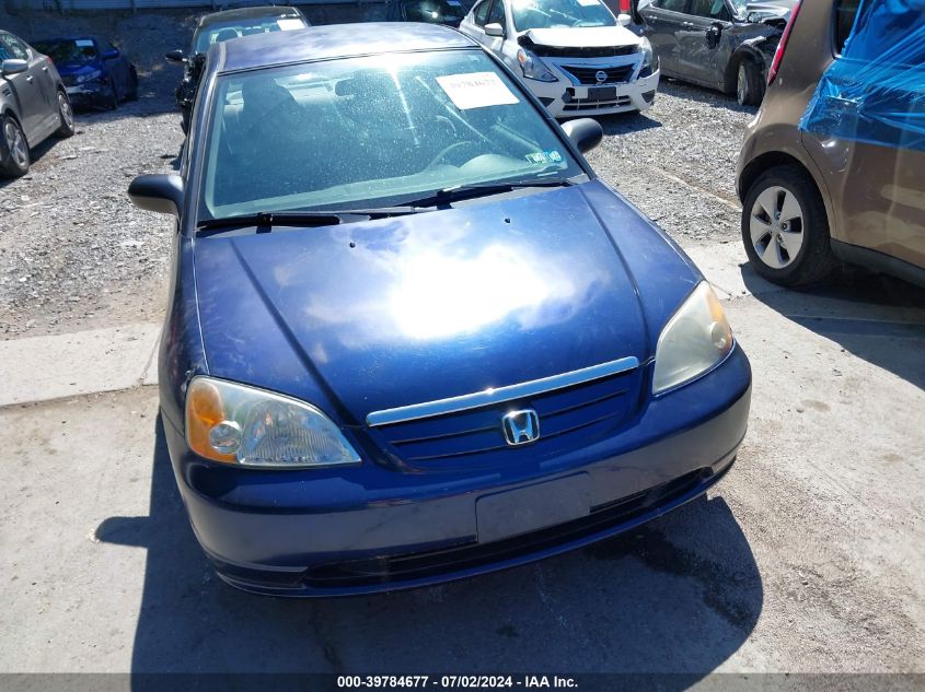 2003 Honda Civic Lx VIN: 2HGES16563H513764 Lot: 39784677