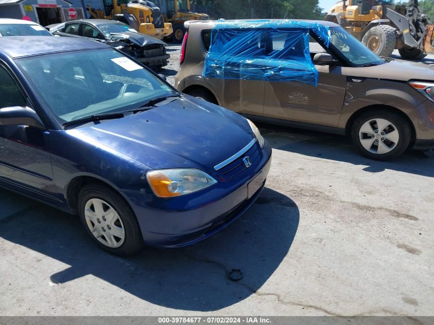 2003 Honda Civic Lx VIN: 2HGES16563H513764 Lot: 39784677