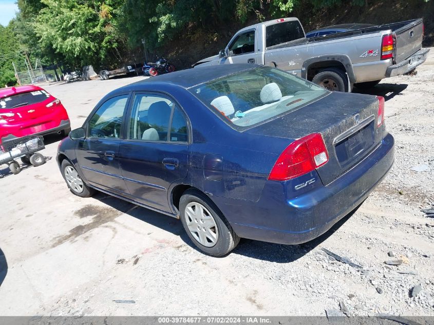 2HGES16563H513764 | 2003 HONDA CIVIC