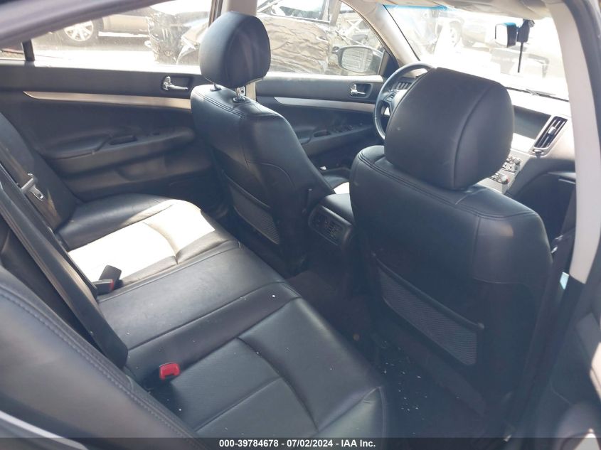 2012 Infiniti G25X VIN: JN1DV6AR4CM862690 Lot: 39784678