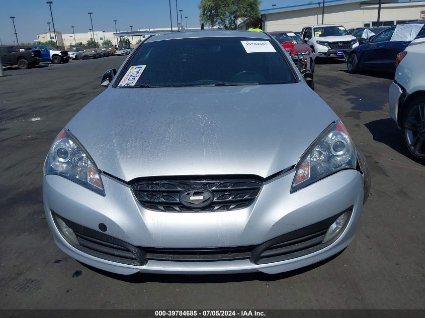 2012 Hyundai Genesis 3.8 Track VIN: KMHHU6KH7CU075025 Lot: 39784685