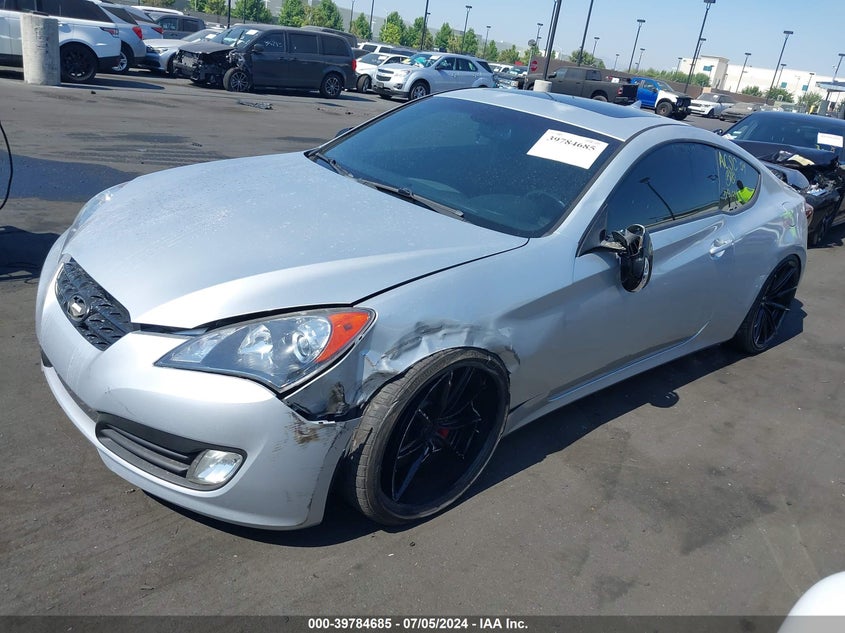 2012 Hyundai Genesis 3.8 Track VIN: KMHHU6KH7CU075025 Lot: 39784685
