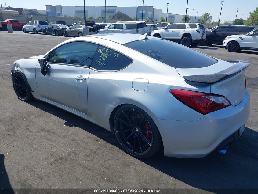 2012 Hyundai Genesis 3.8 Track VIN: KMHHU6KH7CU075025 Lot: 39784685