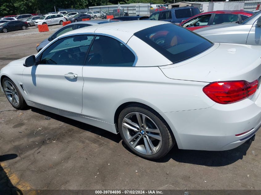 2017 BMW 430I VIN: WBA4U7C31H5H19907 Lot: 39784695