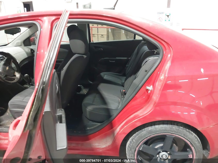 2012 Chevrolet Sonic 2Lt VIN: 1G1JC5SH1C4199142 Lot: 39784701