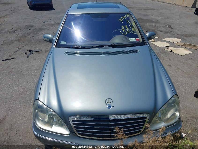 2005 Mercedes-Benz S 500 4Matic VIN: WDBNG84J65A450710 Lot: 39784702