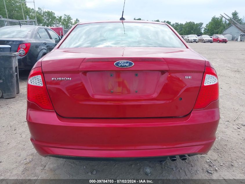 2010 Ford Fusion Se VIN: 3FAHP0HA8AR282780 Lot: 39784703