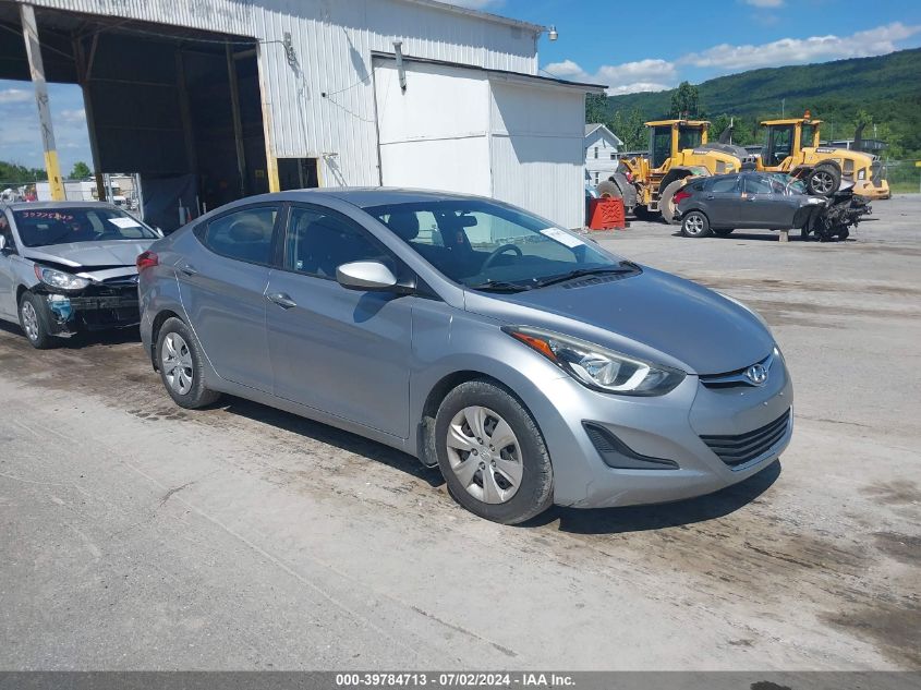 5NPDH4AE0GH670009 | 2016 HYUNDAI ELANTRA