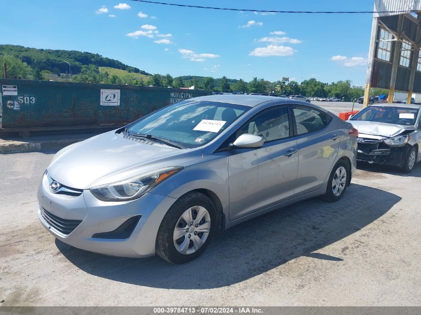 2016 HYUNDAI ELANTRA SE - 5NPDH4AE0GH670009