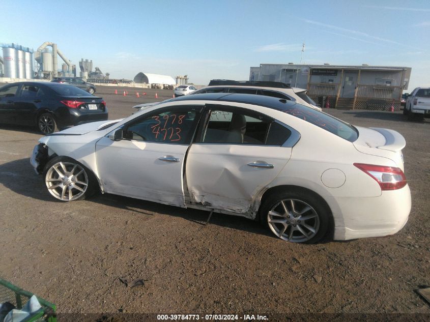 2009 Nissan Maxima 3.5 Sv W/Premium Pkg VIN: 1N4AA51E39C801354 Lot: 39784773