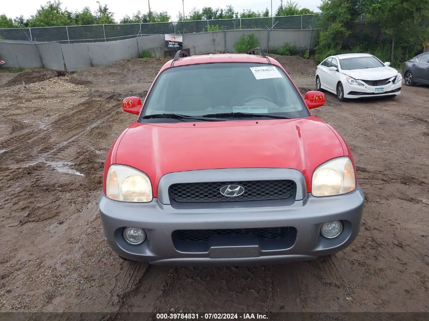 2004 Hyundai Santa Fe Gls VIN: KM8SC73D24U722541 Lot: 39784831