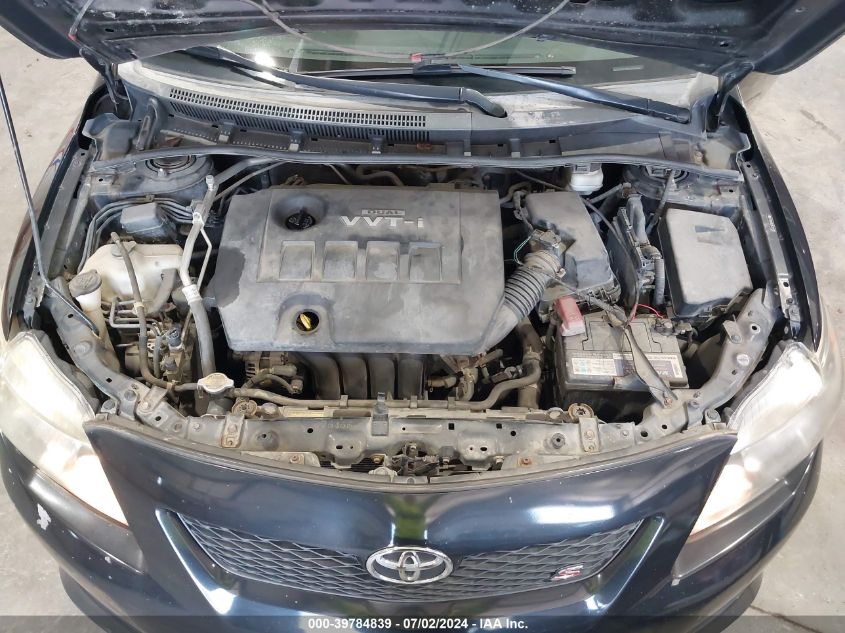 2009 Toyota Corolla S VIN: 2T1BU40EX9C121119 Lot: 39784839