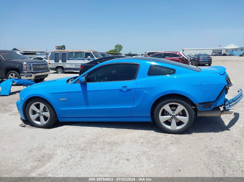 2013 Ford Mustang Gt VIN: 1ZVBP8CF1D5206842 Lot: 39784853