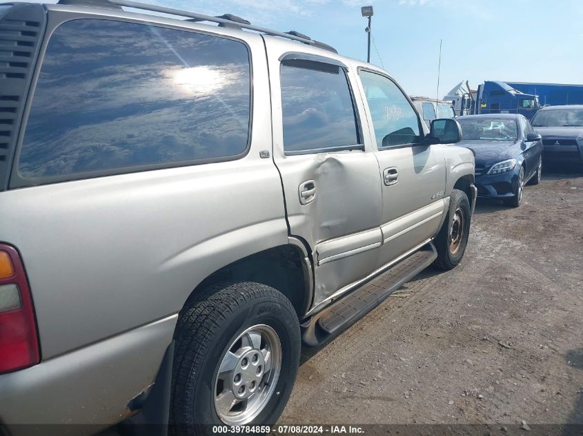 2001 Chevrolet Tahoe Lt VIN: 1GNEK13TX1R104088 Lot: 39784859