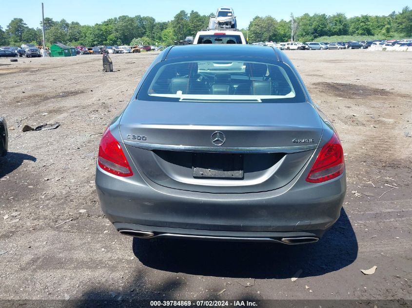 2018 Mercedes-Benz C 300 4Matic VIN: WDDWF4KB7JR376308 Lot: 39784869