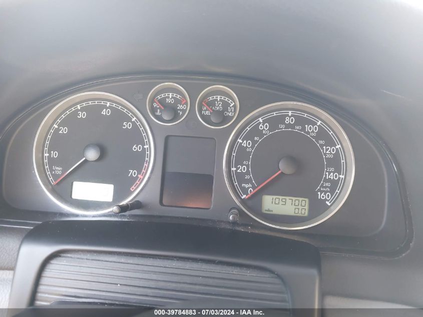 2002 Volkswagen Passat Gls VIN: WVWPD63B52P130059 Lot: 39784883