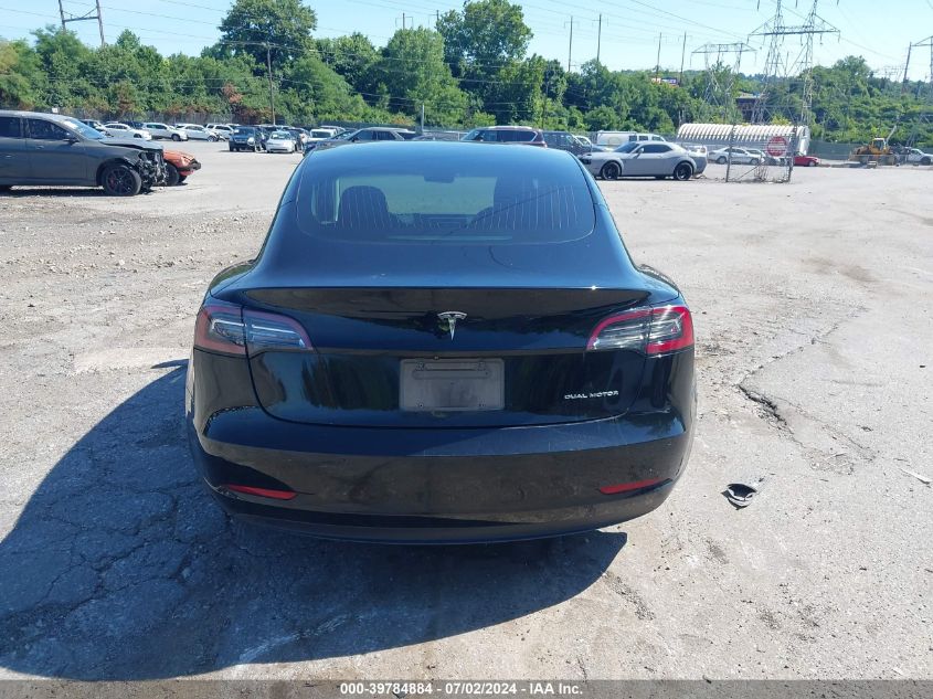 2019 Tesla Model 3 Long Range/Performance VIN: 5YJ3E1EB6KF385681 Lot: 39784884