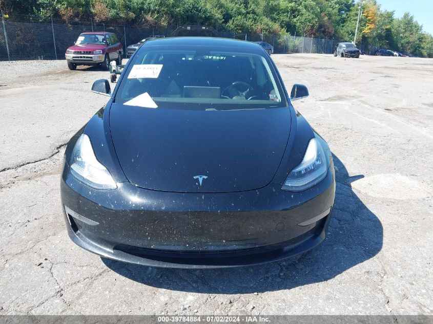 2019 Tesla Model 3 Long Range/Performance VIN: 5YJ3E1EB6KF385681 Lot: 39784884