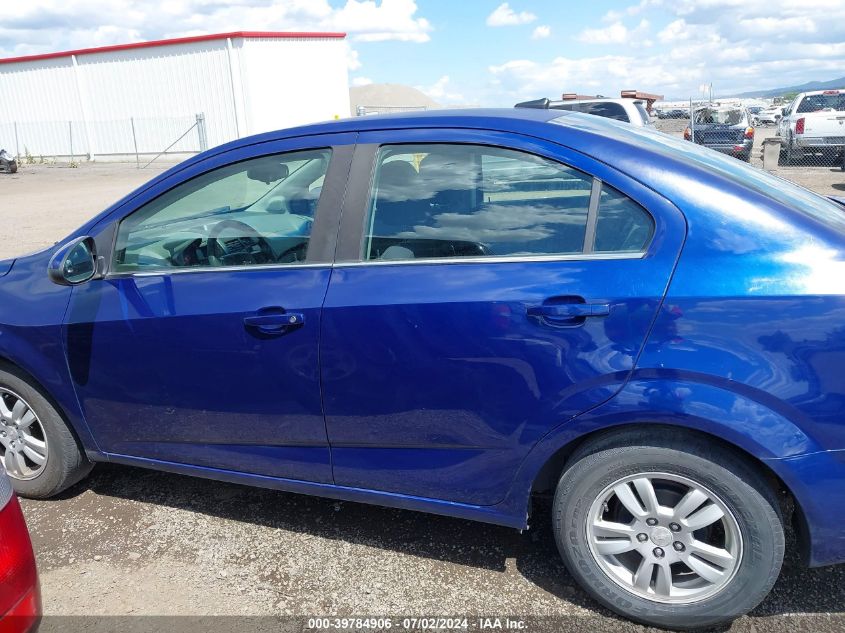 2014 Chevrolet Sonic Lt Auto VIN: 1G1JC5SHXE4173643 Lot: 39784906