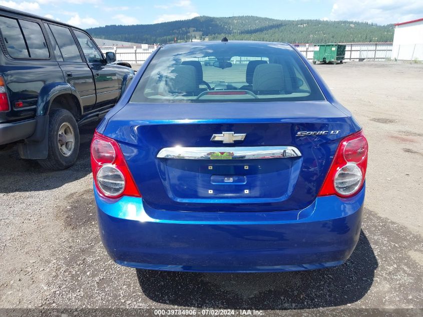 2014 Chevrolet Sonic Lt Auto VIN: 1G1JC5SHXE4173643 Lot: 39784906