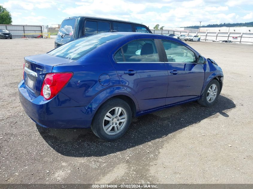 2014 Chevrolet Sonic Lt Auto VIN: 1G1JC5SHXE4173643 Lot: 39784906