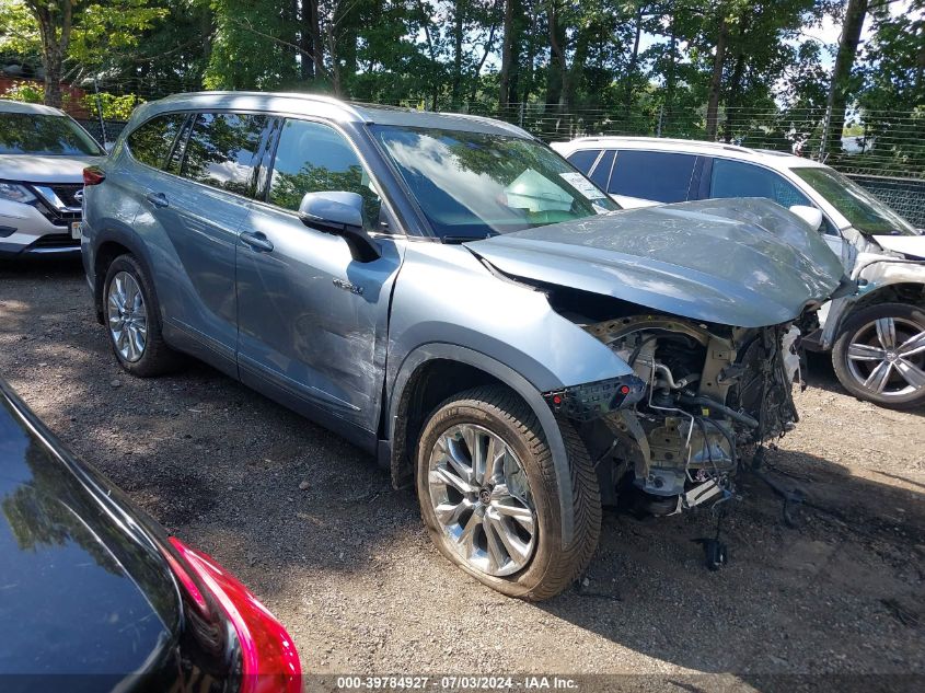 5TDDBRCH7MF018547 2021 Toyota Highlander Hybrid Limited