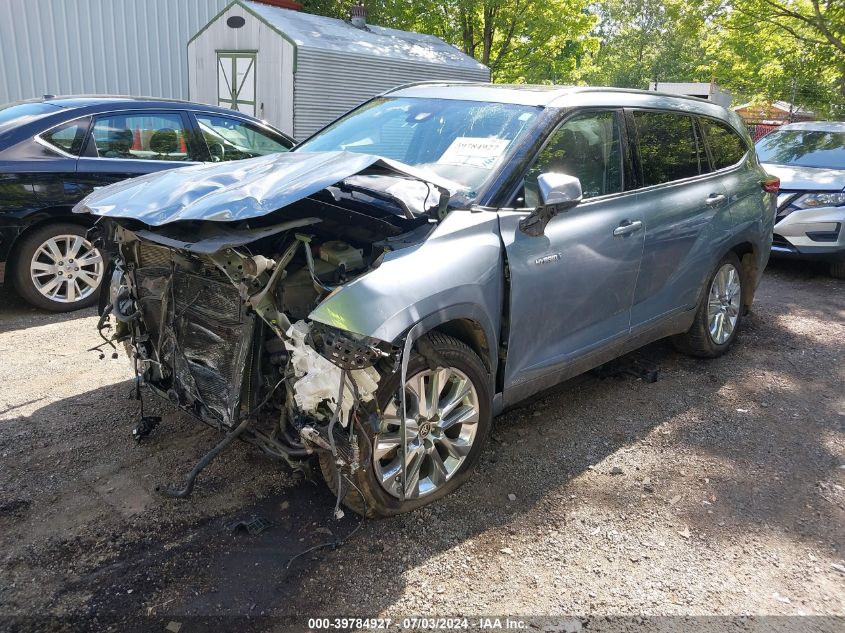 2021 TOYOTA HIGHLANDER HYBRID LIMITED - 5TDDBRCH7MF018547