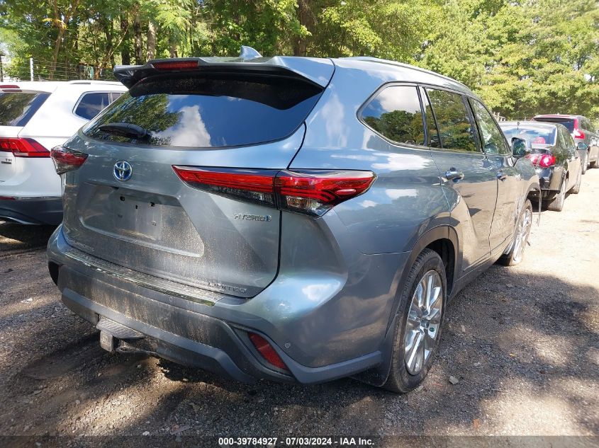 2021 TOYOTA HIGHLANDER HYBRID LIMITED - 5TDDBRCH7MF018547