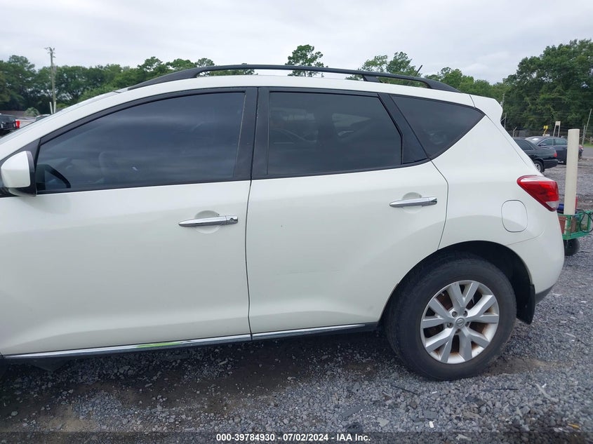 2011 Nissan Murano Sv VIN: JN8AZ1MU6BW058728 Lot: 39784930