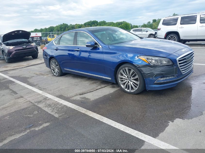 2015 Hyundai Genesis 5.0 VIN: KMHGN4JF7FU016834 Lot: 39784950