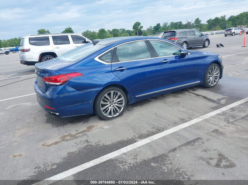 2015 Hyundai Genesis 5.0 VIN: KMHGN4JF7FU016834 Lot: 39784950