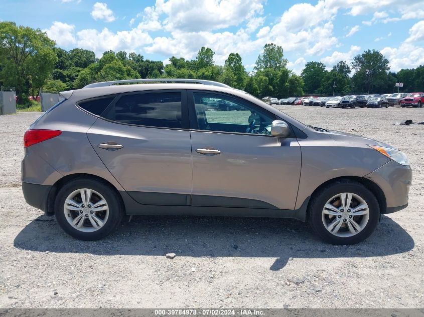 2012 Hyundai Tucson Gls VIN: KM8JUCACXCU396434 Lot: 39784978