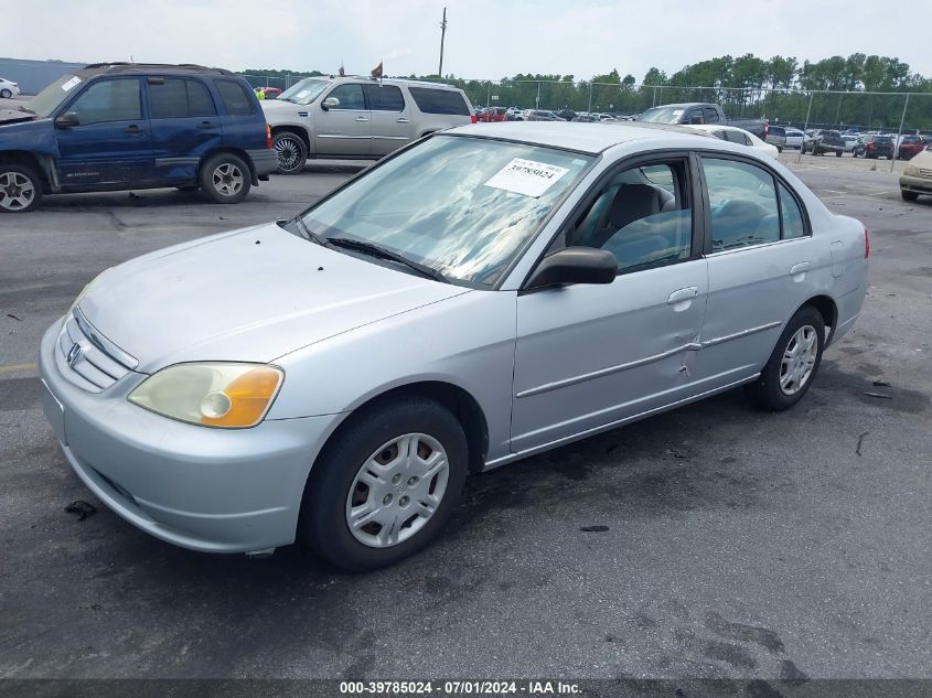 1HGES16592L062850 | 2002 HONDA CIVIC