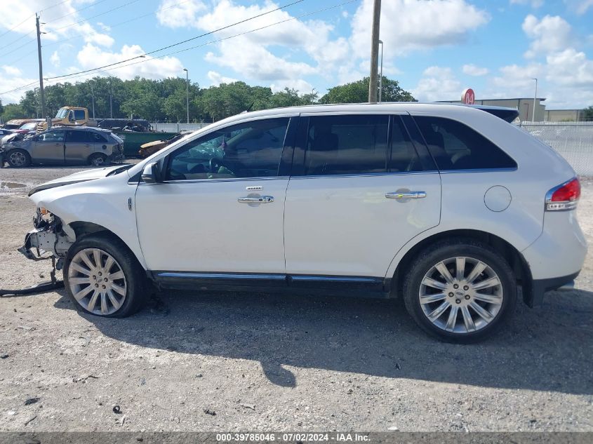 2012 Lincoln Mkx VIN: 2LMDJ8JK4CBL10538 Lot: 39785046