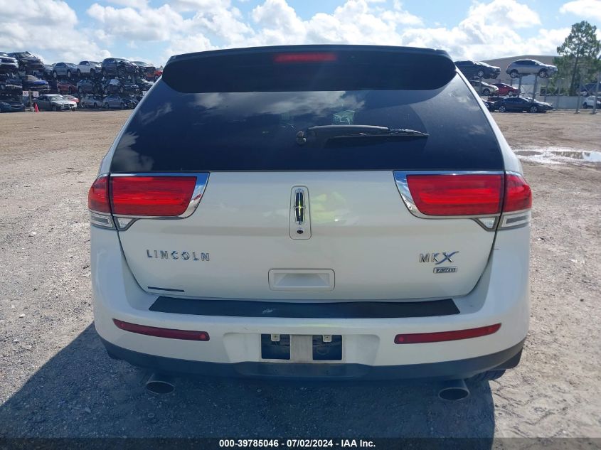 2012 Lincoln Mkx VIN: 2LMDJ8JK4CBL10538 Lot: 39785046