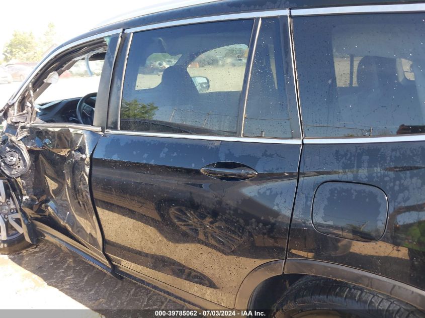 2019 Honda Pilot Ex-L VIN: 5FNYF6H46KB027610 Lot: 39785062