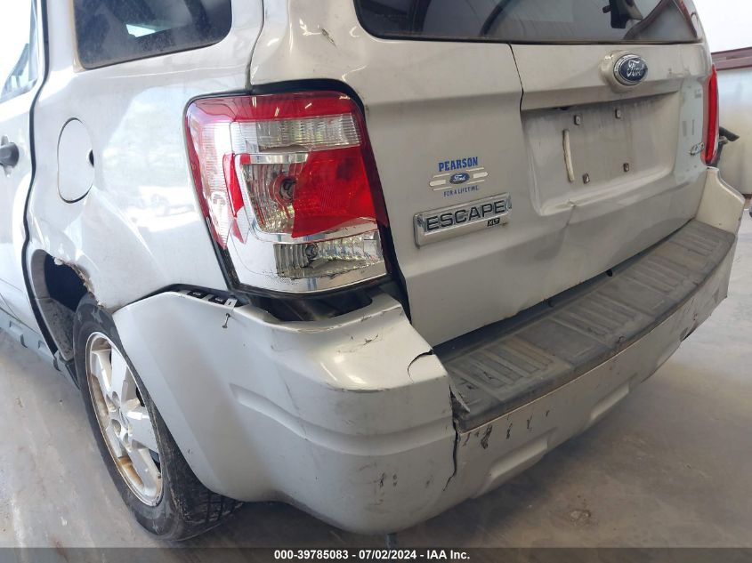 2008 Ford Escape Xlt VIN: 1FMCU93178KA63022 Lot: 39785083