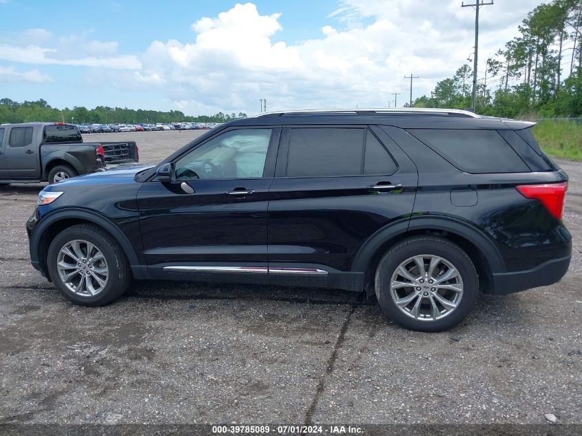 2022 Ford Explorer Limited VIN: 1FMSK7FH9NGA61186 Lot: 39785089