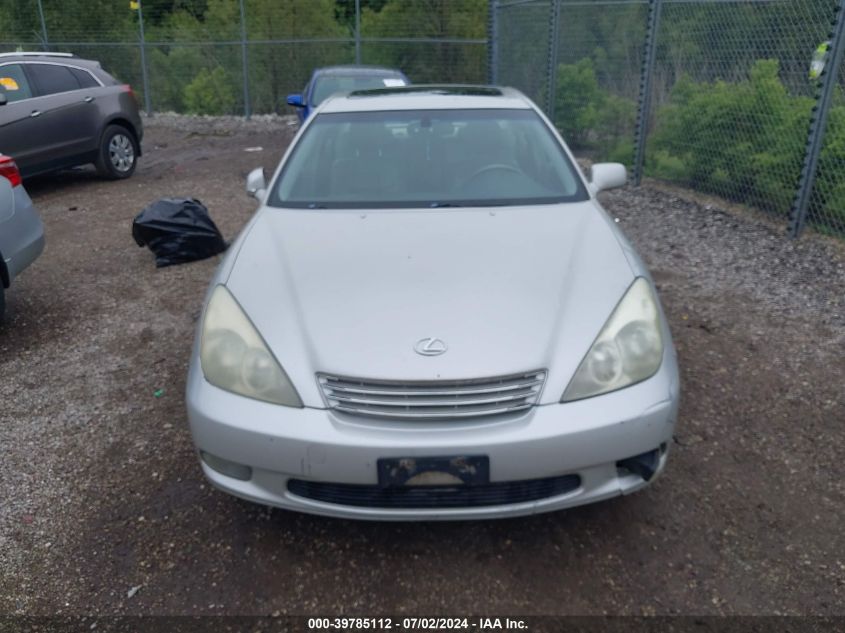 2004 Lexus Es 330 VIN: JTHBA30G045017456 Lot: 39785112