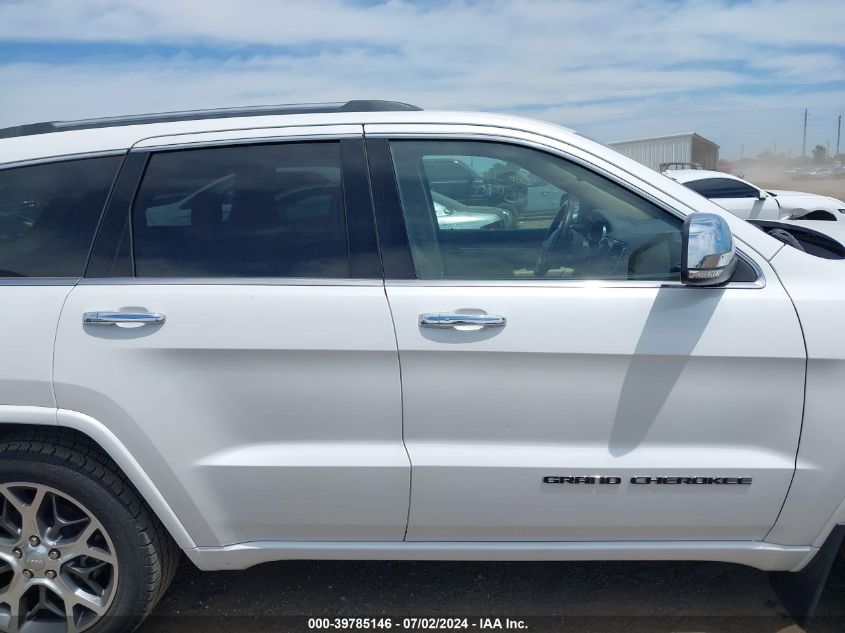 2021 Jeep Grand Cherokee Overland 4X4 VIN: 1C4RJFCG3MC787286 Lot: 39785146