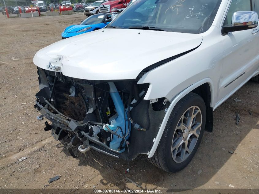 2021 Jeep Grand Cherokee Overland 4X4 VIN: 1C4RJFCG3MC787286 Lot: 39785146