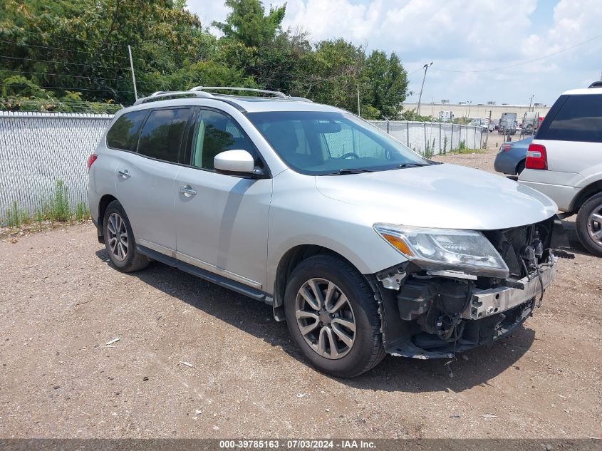 2016 Nissan Pathfinder Sl VIN: 5N1AR2MNXGC665682 Lot: 39785163