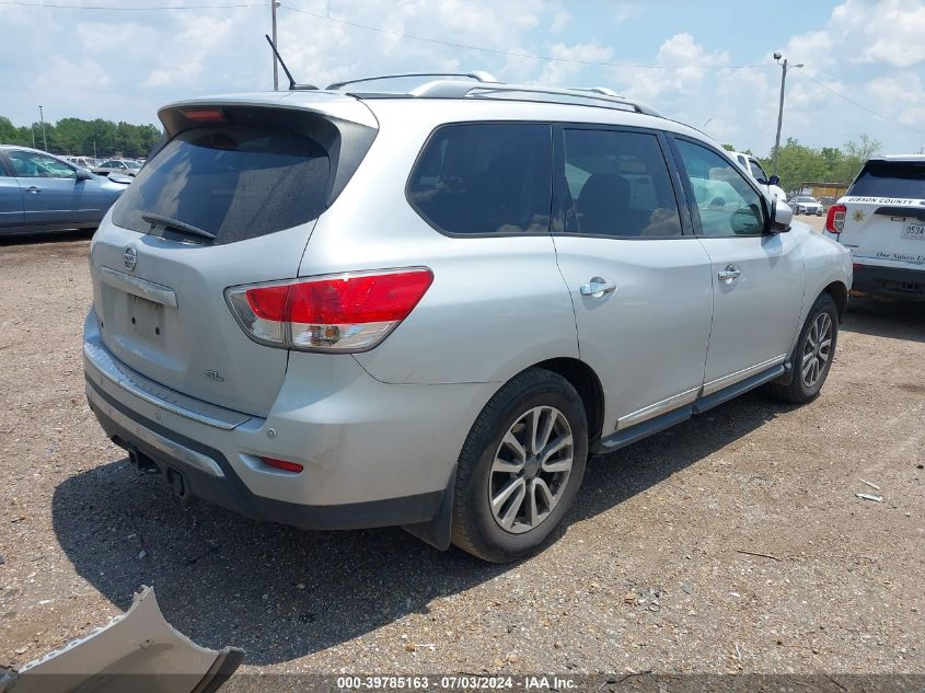 2016 Nissan Pathfinder Sl VIN: 5N1AR2MNXGC665682 Lot: 39785163